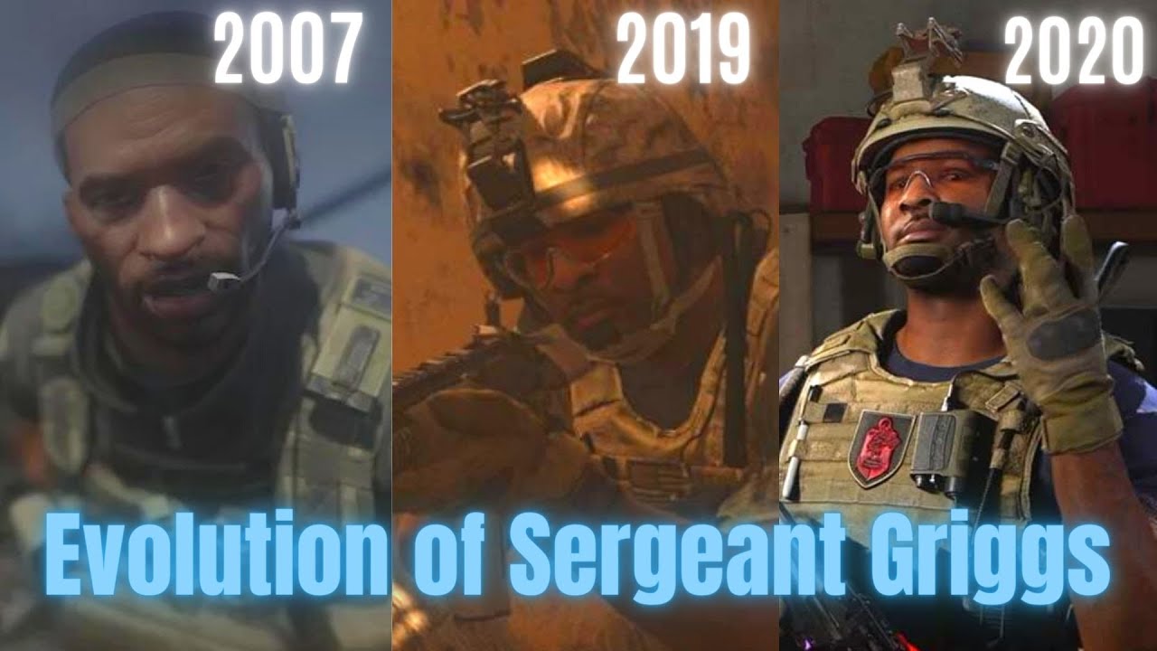 Evolution of Sgt Griggs - Modern Warfare