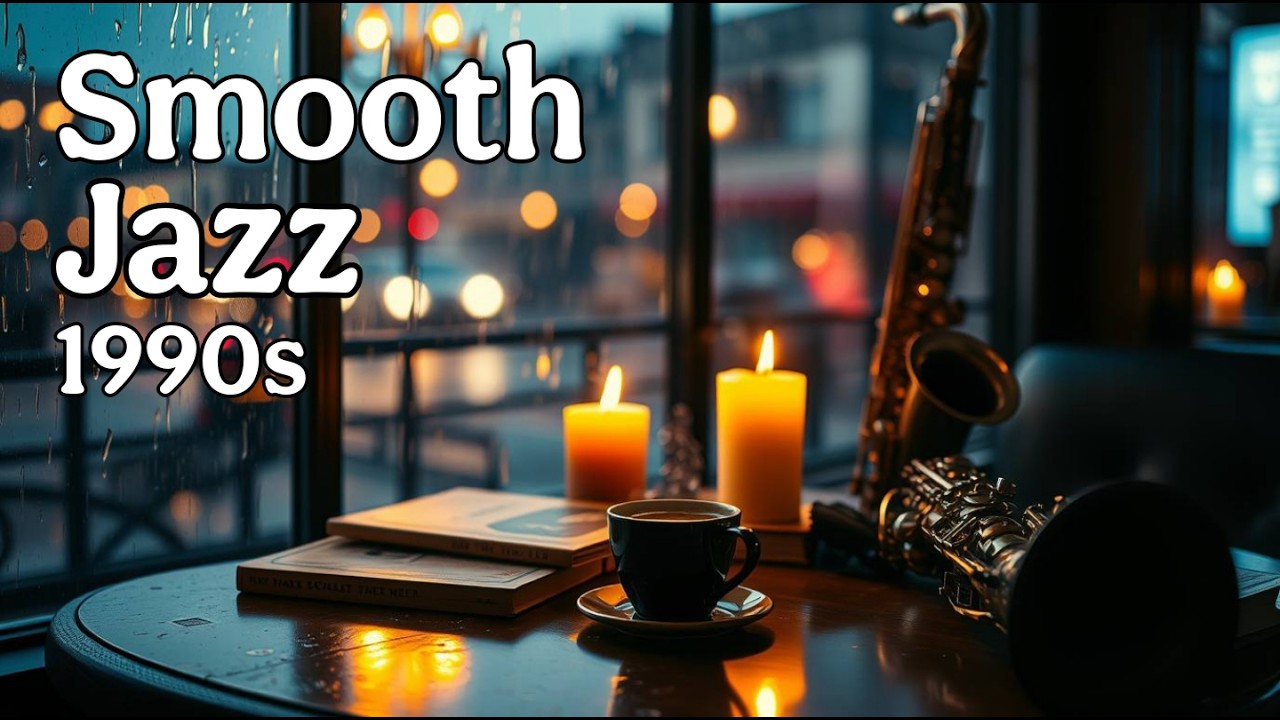 Smooth Jazz 1990s Nostalgia 🌧️ 90s Classics | Rainy Night Sax Grooves Playlist