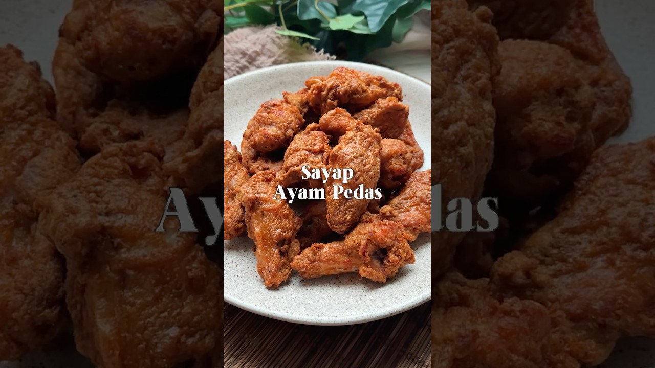Bikin Sayap Ayam Pedas🔥 yang bisa kalian stock buat sahur atau berbuka guys! #resepayam #sayapayam