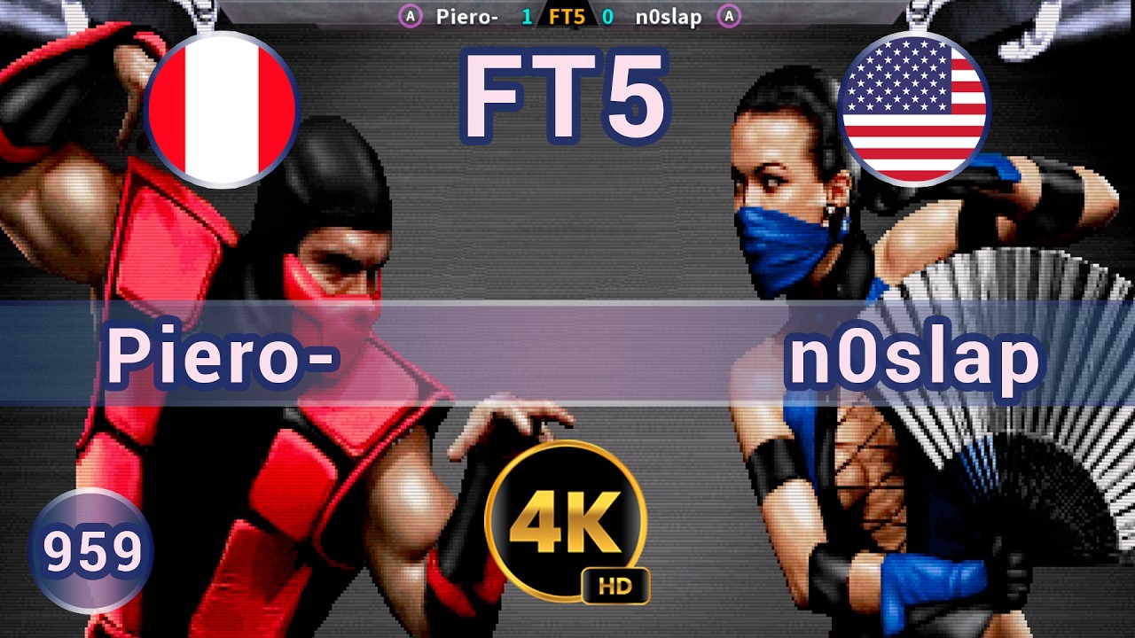 UMK3 - 🇵🇪 Piero- vs n0slap 🇺🇸 FT5 / 4K 60 FPS #umk3 #ultimatemortalkombat3 #team99hits #fightcade