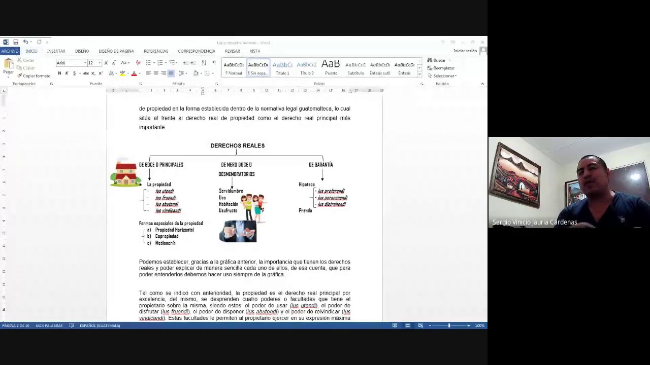 Derechos reales y su relaci&oacute;n contractual, impuestos
