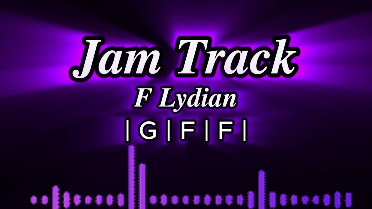 F Lydian Jam Track 96 BPM #backingtrack #music