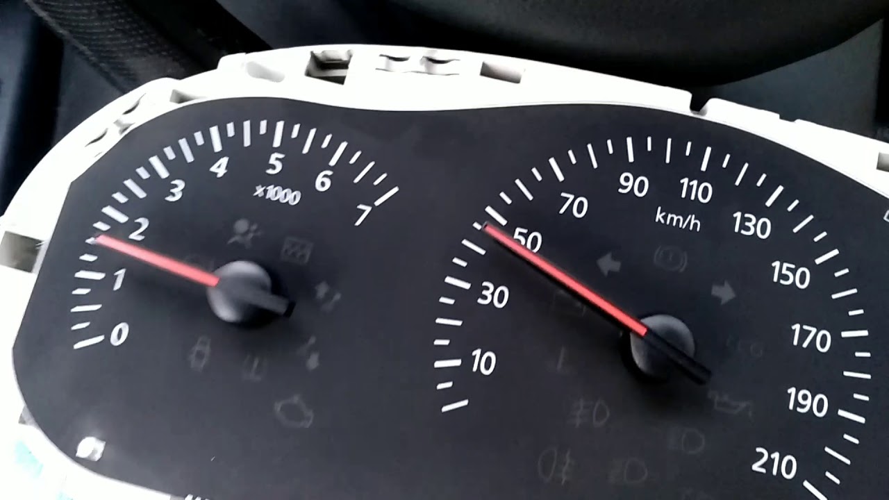 Dacia lodgy gösterge kadran temizliği