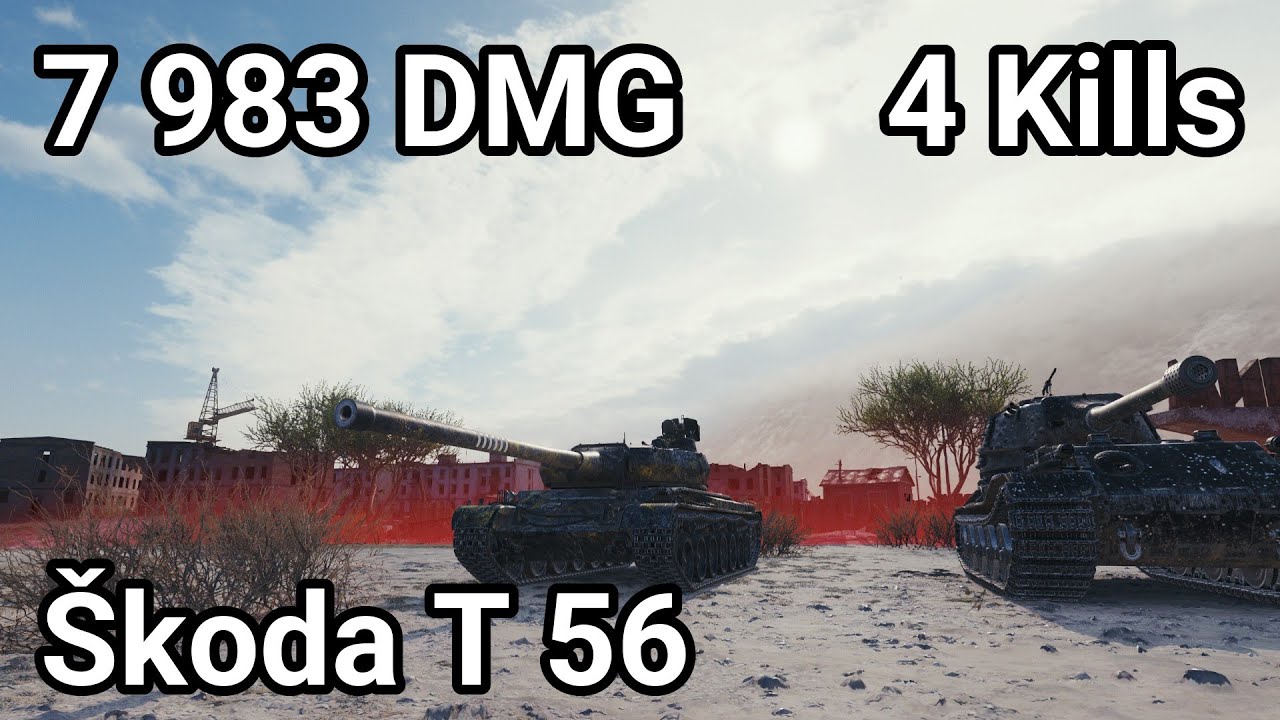 Škoda T 56 - 7 983 damage / 4 kill / 1 370 blocked