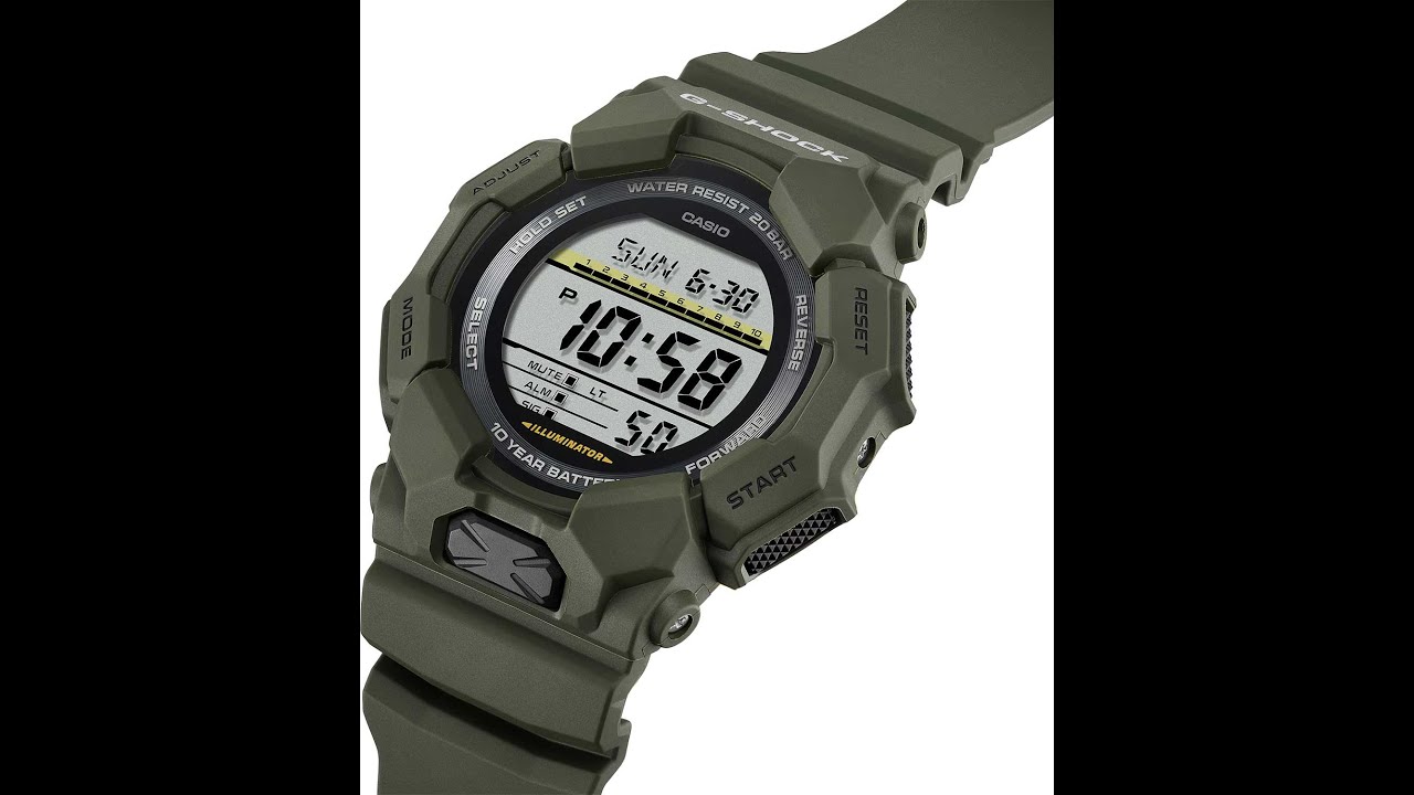 Обзор и настройка Casio G-Shock GD-010-3 [3569]