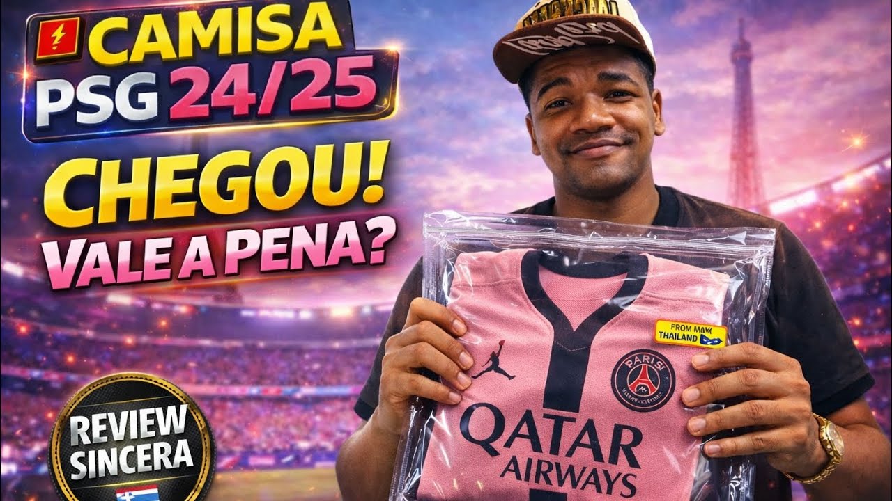 Camisa 3 PSG Temporada 24/25 Direto da Hubbuycn. Camisa Bonita