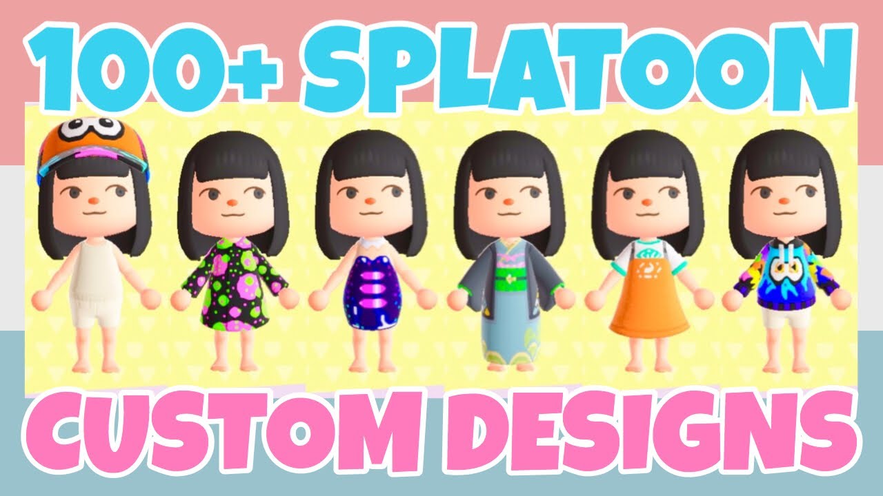 Best 100+ Splatoon Custom Designs In Animal Crossing New Horizons (Design ID Codes)
