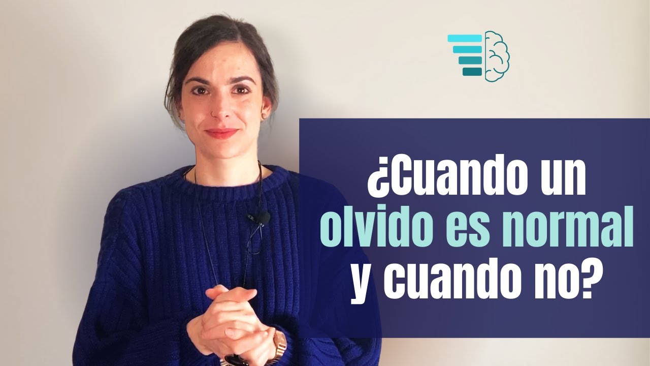 ¿Cuándo un olvido es normal y cuándo no?