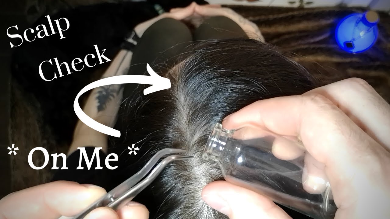 Real Person ASMR Scalp Check # 10 No-Talking