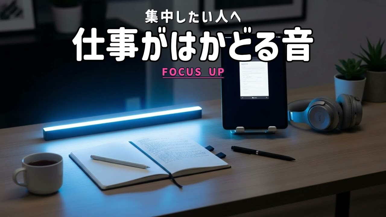 作業に没頭したい人向けBGM｜仕事・在宅ワーク