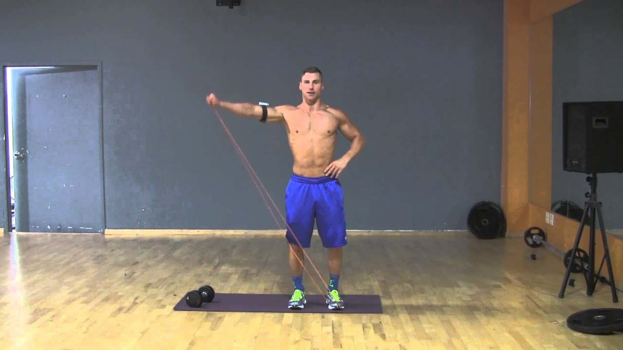Lateral Raise with Resistance Band | Tim McComsey