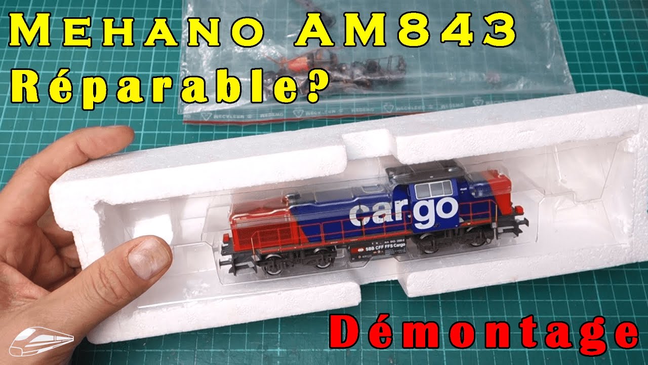 MEHANO SBB/CFF Am 843 Cargo G1700 - Remise en état - Partie 1
