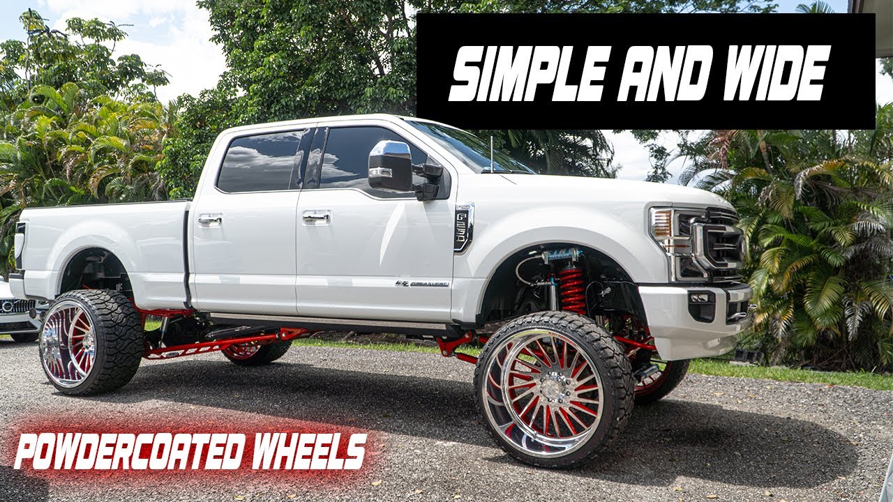 2021 F250 Platinum 6-дюймовый PMF-подъемник и колеса 26x16