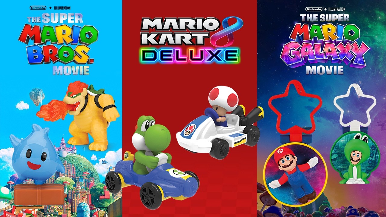 Happy Meal McDonald's Super Mario Bros 2023 vs 2025 vs 2026