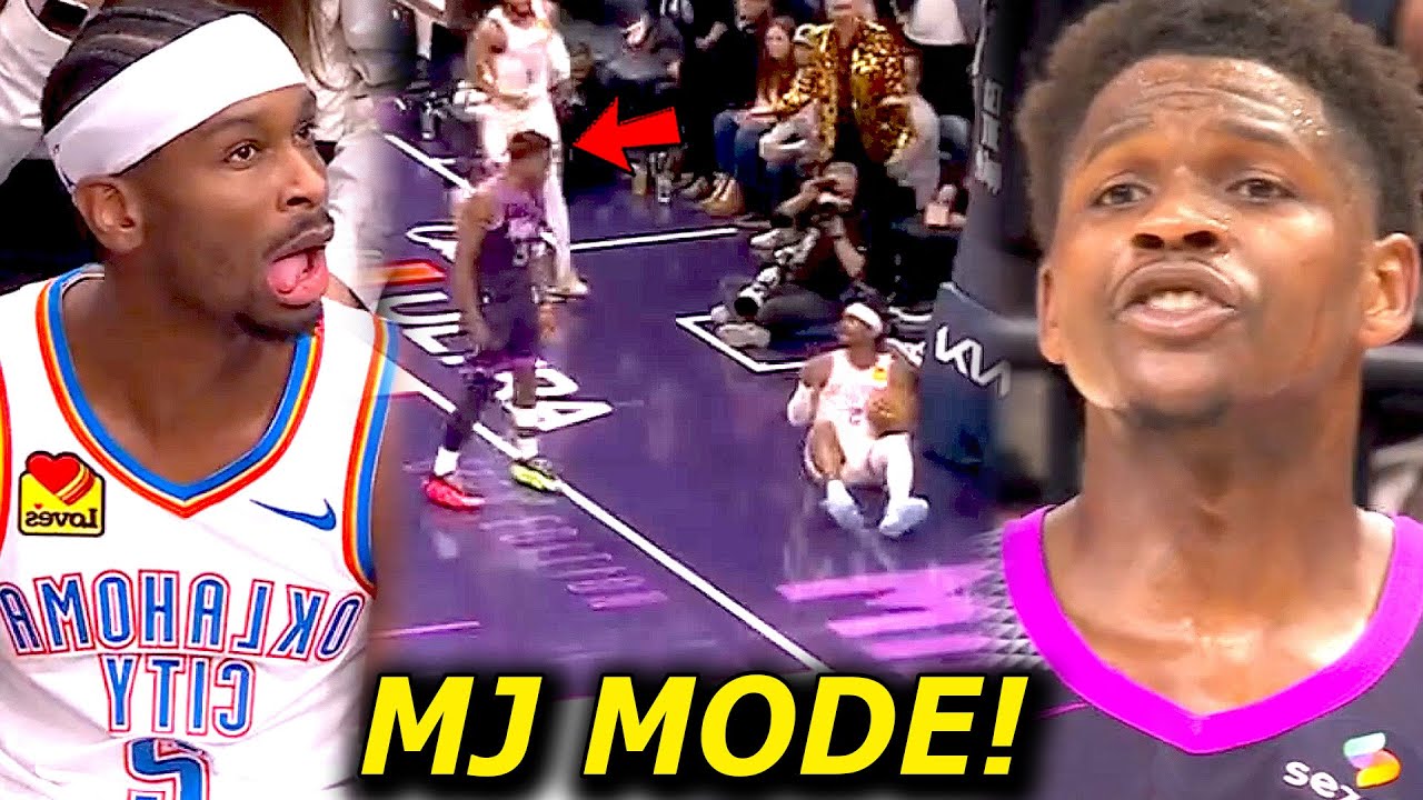 UNREAL COMEBACK! Lawit ang dila ni SGA sa ginawa ni Anthony Edwards MJ mode sa dulo si Ant!