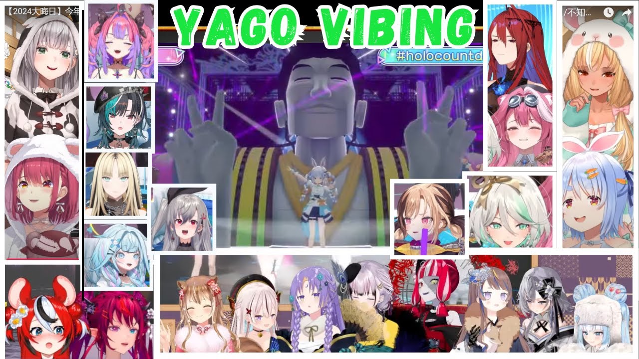 Para Member Holo ID JP EN Ngakak Brutal Reaction ke Patung Yago Hololive Coundown【Hololive | Clip】