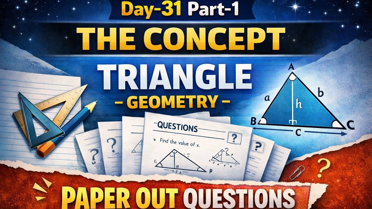 Circle -Geometry | concept + Practice  + PYQs|@theconcept18 by nigam sir