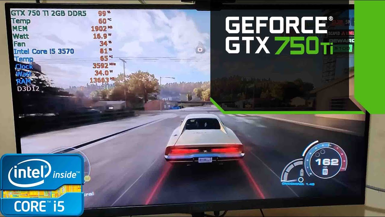 Intel Core i5 3570 GTX 750 Ti 2GB Need For Speed Unbound