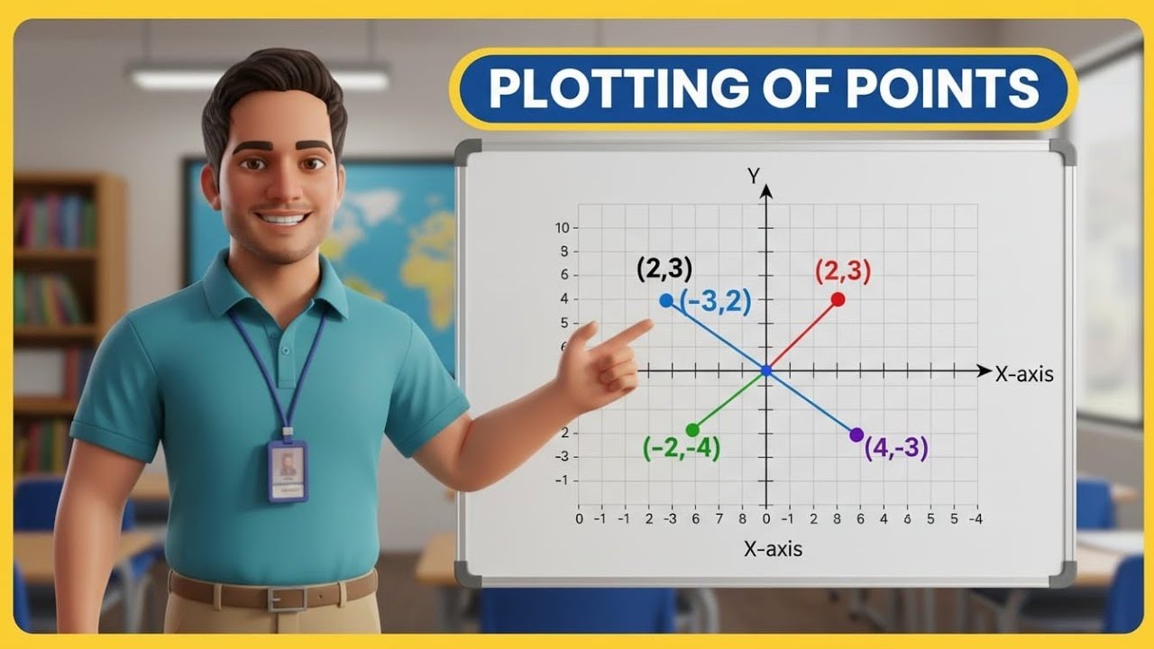 Plotting of Points on Graph 🔥 | Coordinate Geometry Class 9 Maths Chapter 3 Part 2