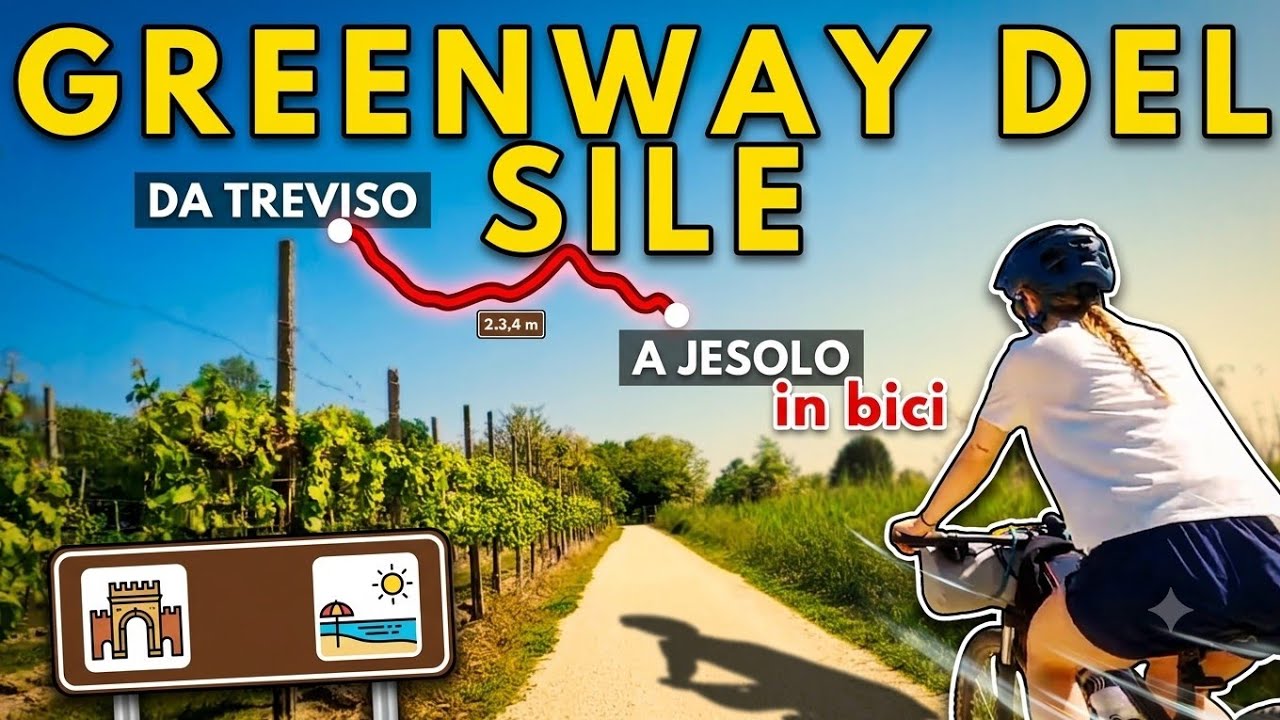 Scopri la GREENWAY DEL SILE - Da Treviso a Jesolo in bici, un'avventura sostenibile 🌱