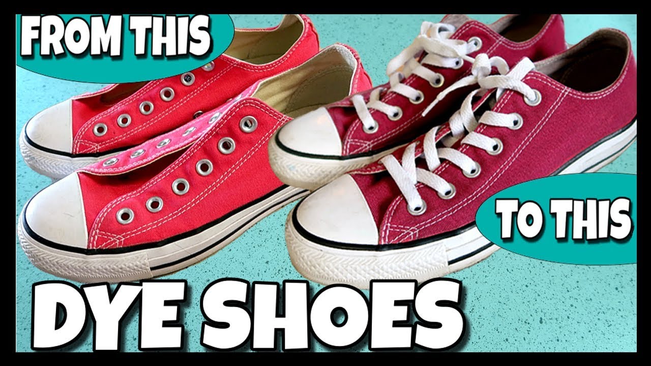How To Dye Your Converse (Shoes) 📍 How To With Kristin