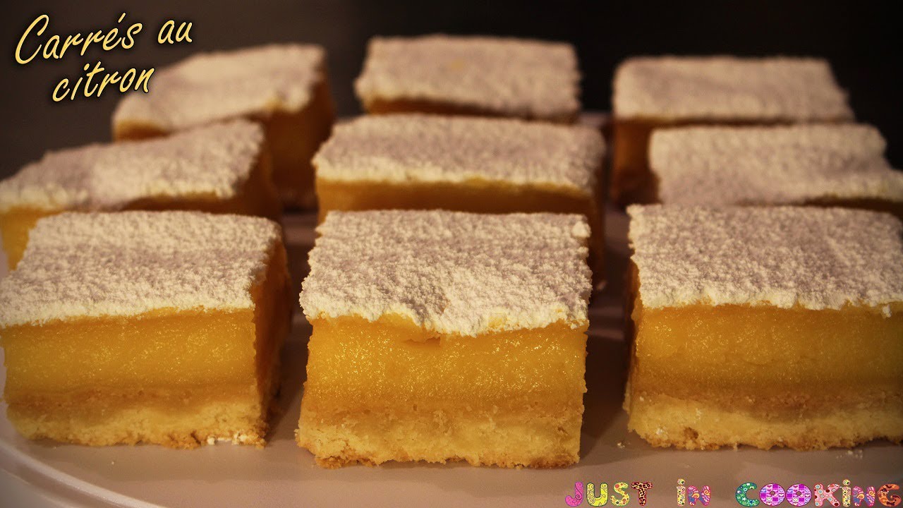 Recette de Carrés au Citron