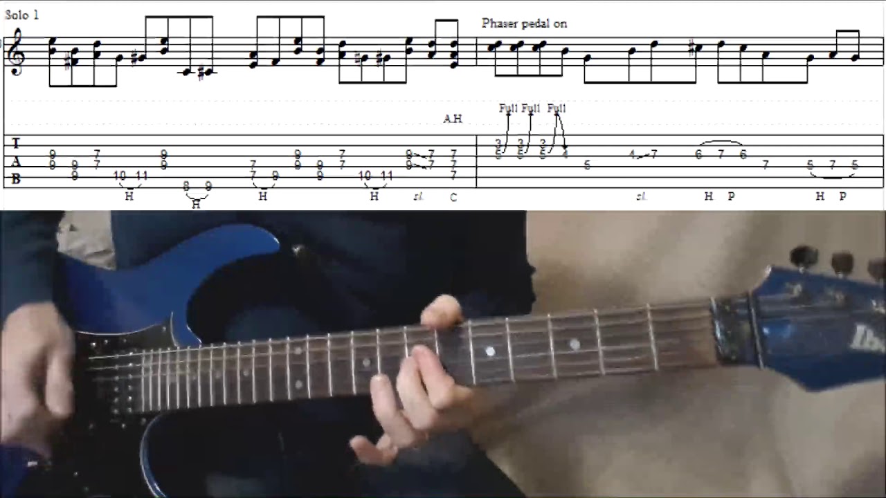 How to play Van Halen's Beats Workin' (w\tabs)