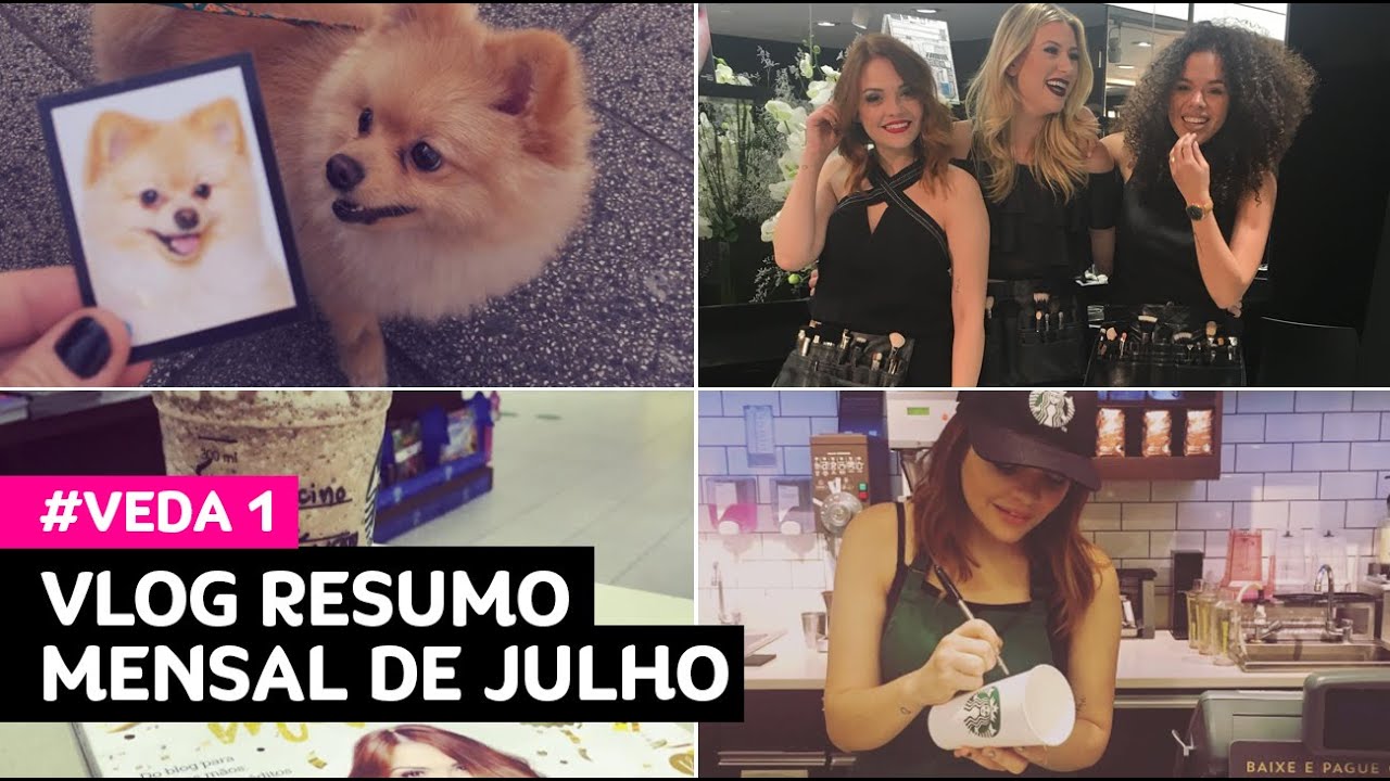 VEDA 1: Resumo mensal de julho (virei figurinha,  Starbucks, dedo cortado...) • Karol Pinheiro