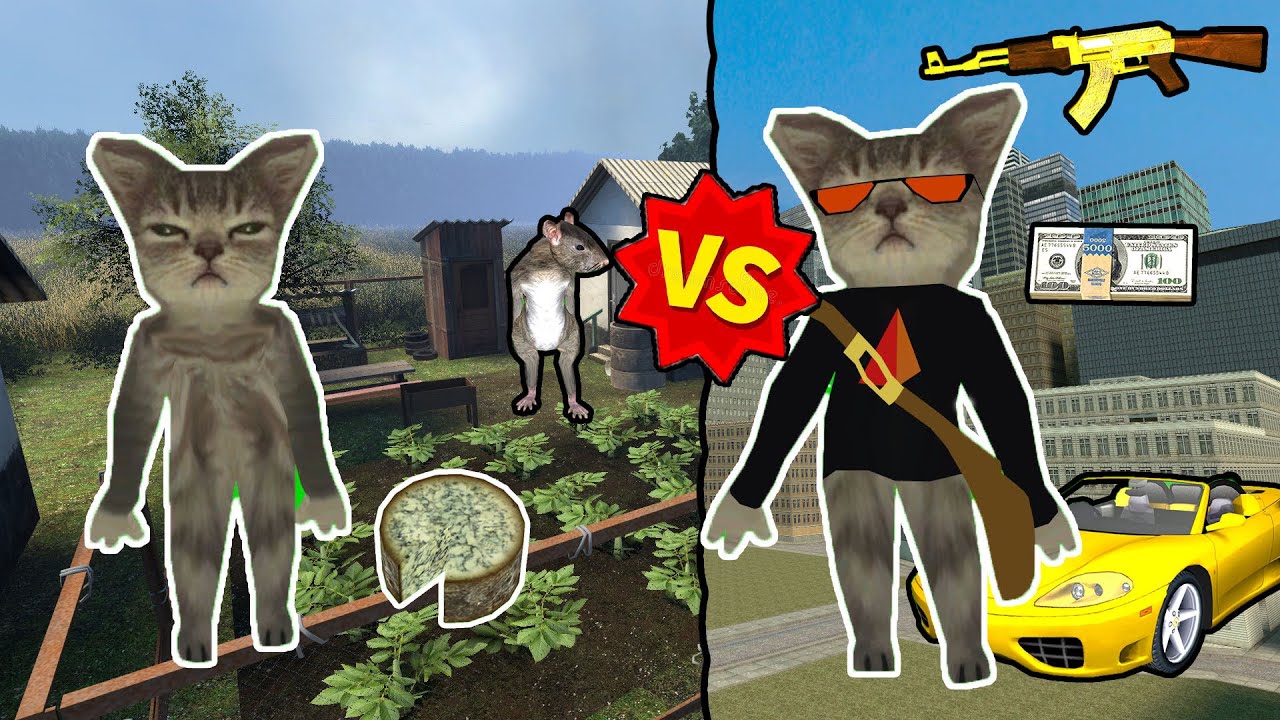 HERMY MOTANUL CEL SARAC VERSUS HERMY MOTANUL CEL BOGAT IN GMOD ROLEPLAY!