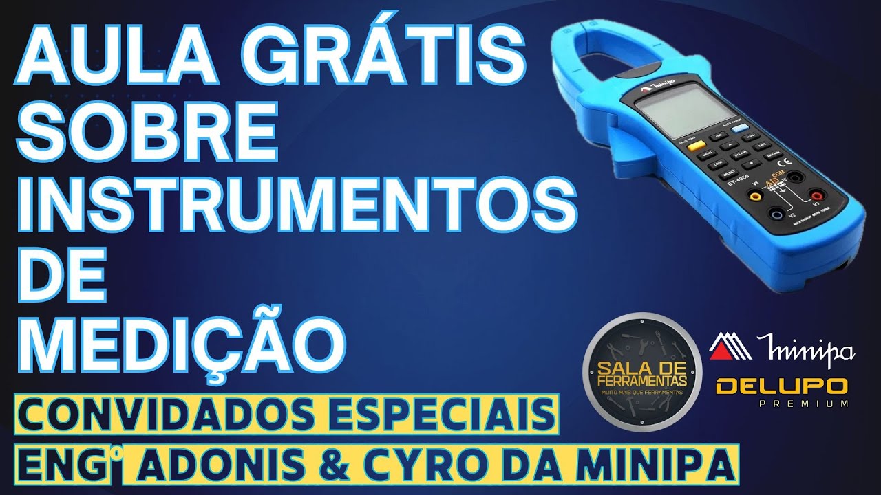 VIDEO AULA SOBRE INSTRUMENTOS DE MEDI&Ccedil;&Atilde;O, VOC&Ecirc; PRECISA VER ESSA AULA SOBRE MULTIMETROS #minipa