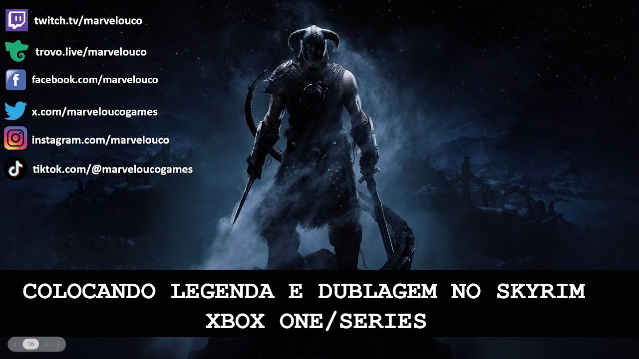 Como colocar legenda e dublagem em Skyrim em português | Xbox One e Series