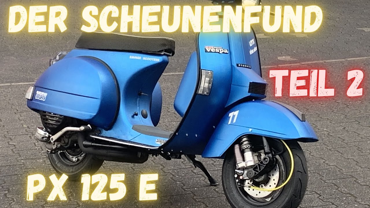 VESPA PX 125 Lackierung| Der Scheunenfund Teil 2 | PX 125 E