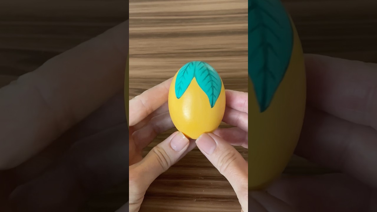I had an idea to paint five wooden Easter eggs to look like various fruits&hellip;(Part 2 of 5)