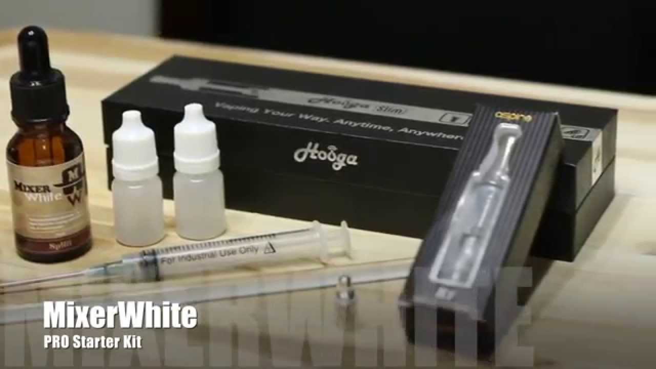 MixerWhite MW Premium Concentrate Mixer for vape juice - PRO Starter Kit