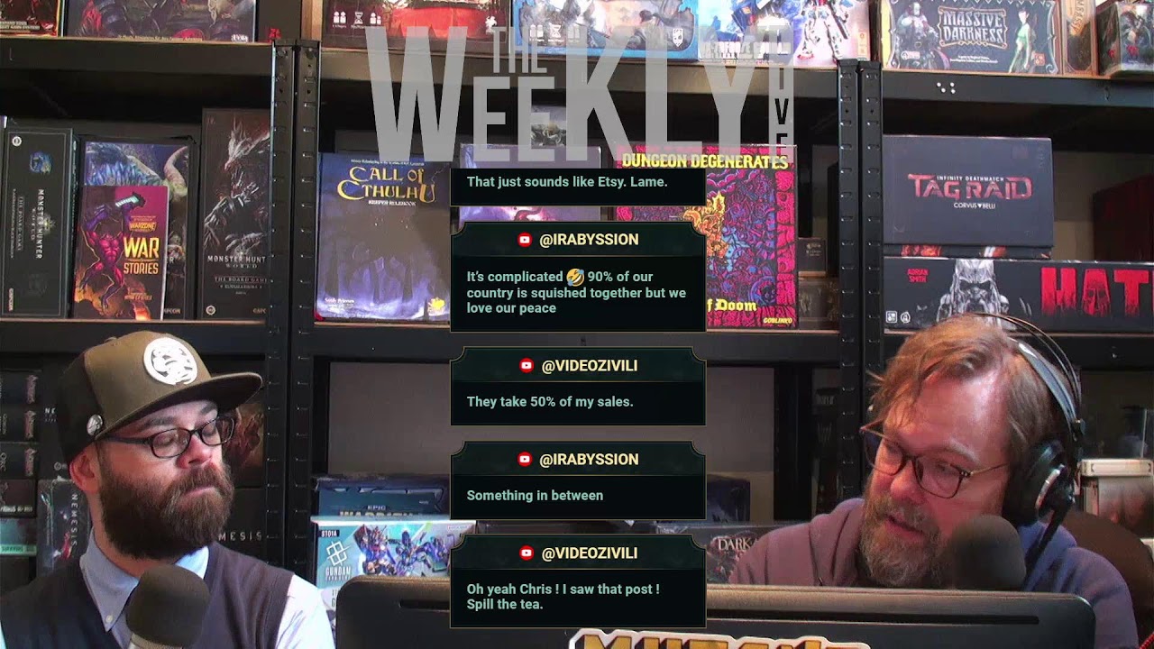 The Weekly LIVE 312 - Konflikt 47 Starter, Pirate Borg, Saruman and DriveThruRPG