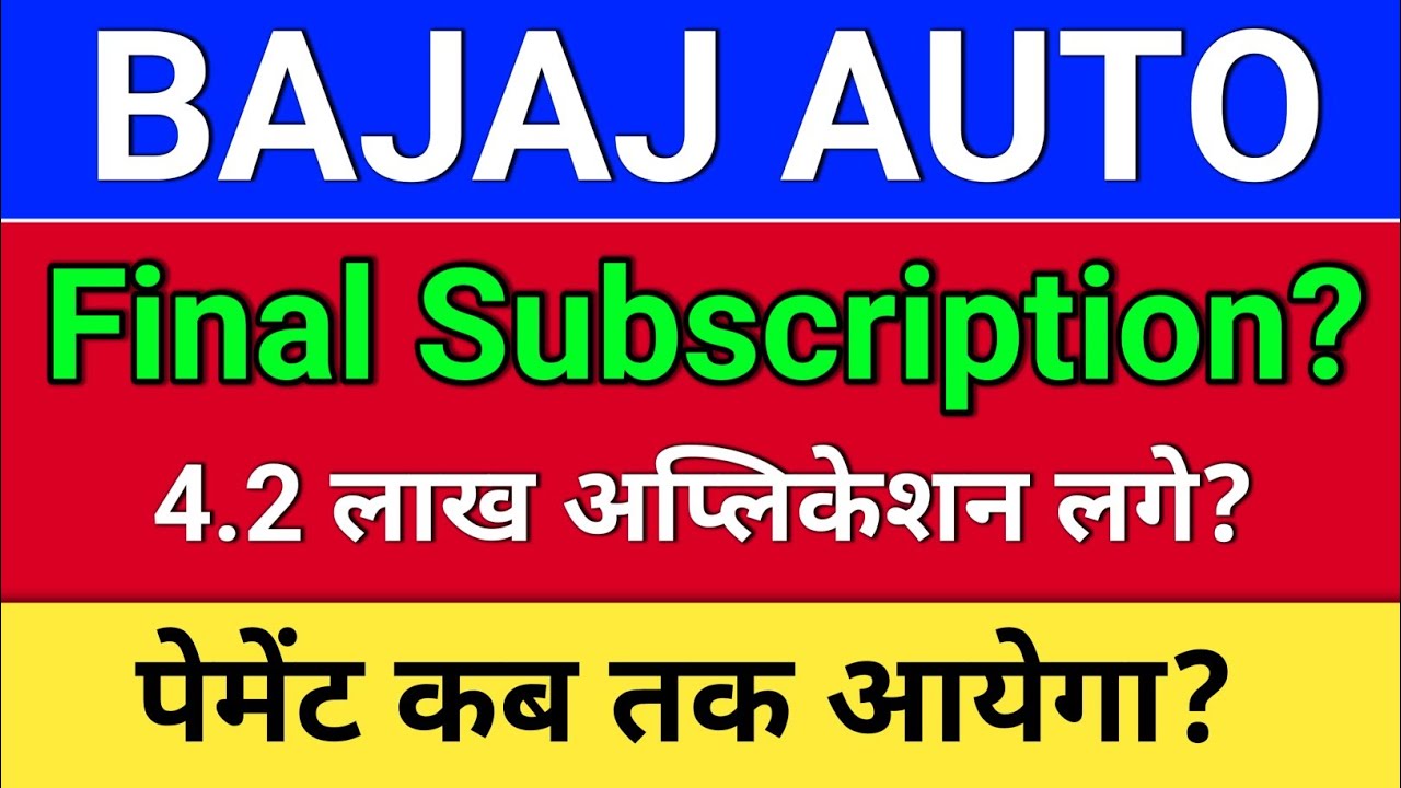 bajaj auto buyback. Final Subscription? bajaj auto share news today,  bajaj auto buyback 2026