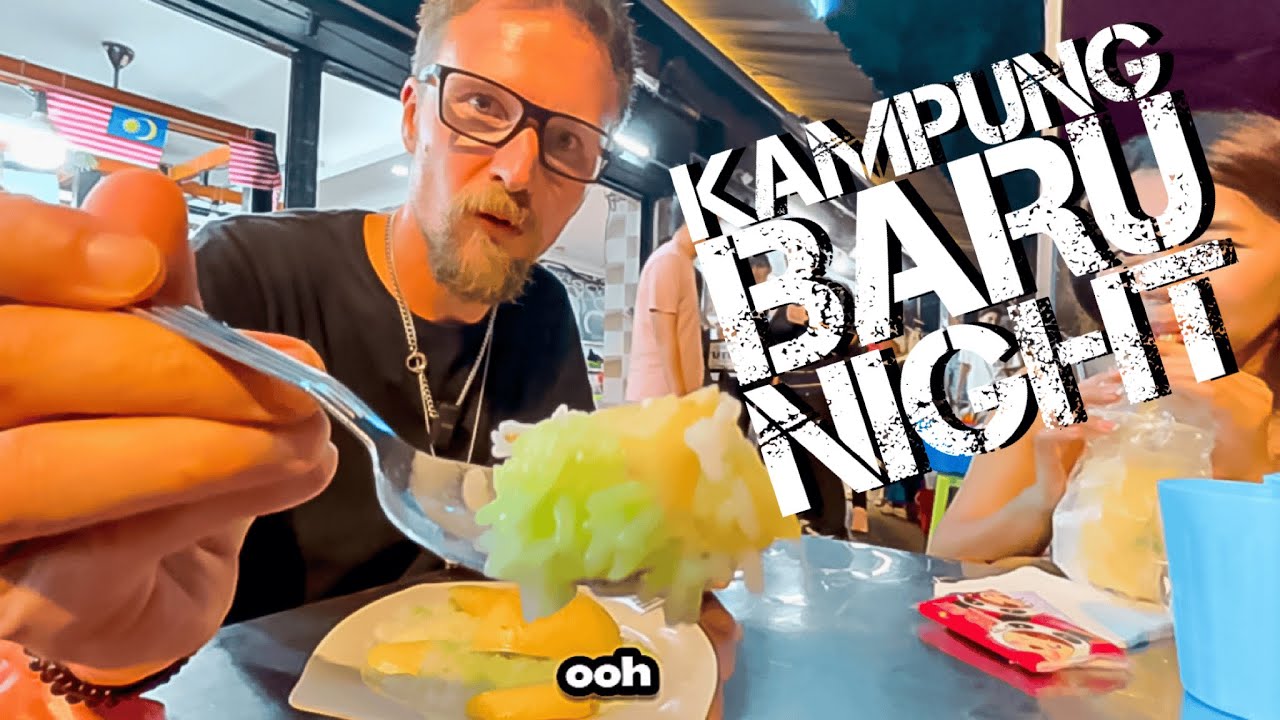 Ночной рынок Кампунг-Бару 🇲🇾 | Мой первый визит с друзьями!!