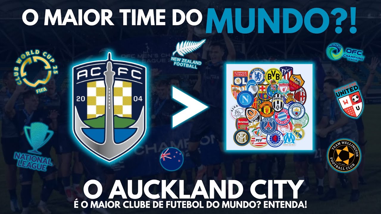 O AUCKLAND CITY é o MAIOR CLUBE DO MUNDO?! - Nizz Fut