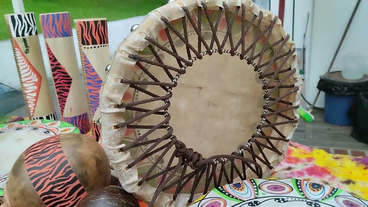 Como hacer un TAMBOR CHAMANICO CEREMONIAL   tutorial