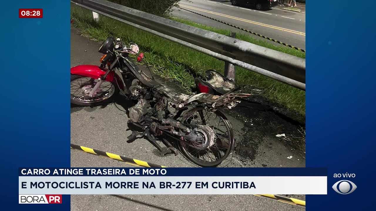 Suposto racha na BR-277 mata motociclista em Curitiba