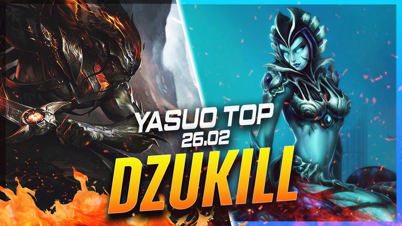 Dzukill - Ясуо против Кассиопеи на верхней линии, патч 26.2 - Геймплей за Ясуо