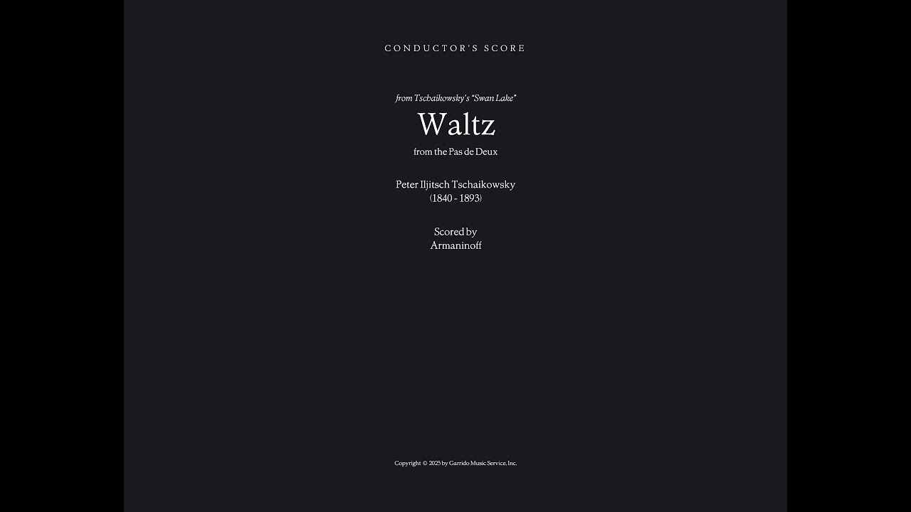 Waltz (from Swan Lake's Pas de Deux)