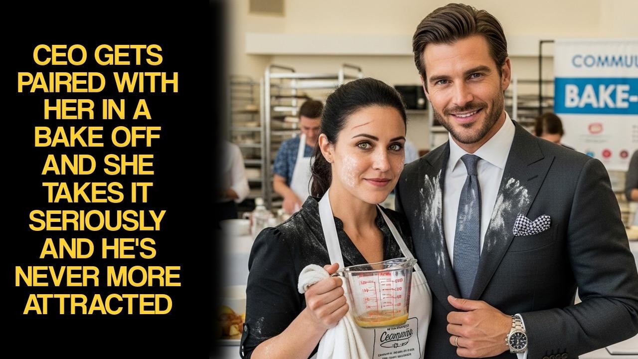 CEO Gets Paired With Her In A Bake Off And She Takes It Seriously And He's Never More Attracted