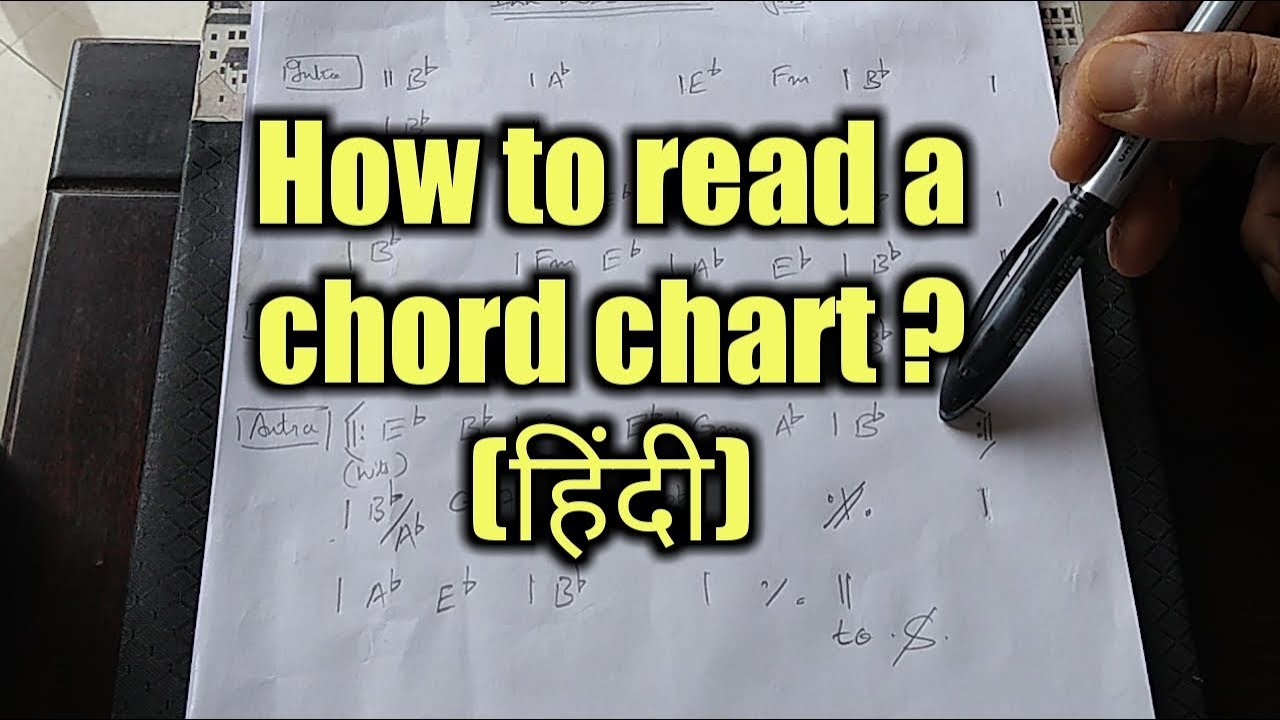 How to read a chord chart for bass (Hindi) .