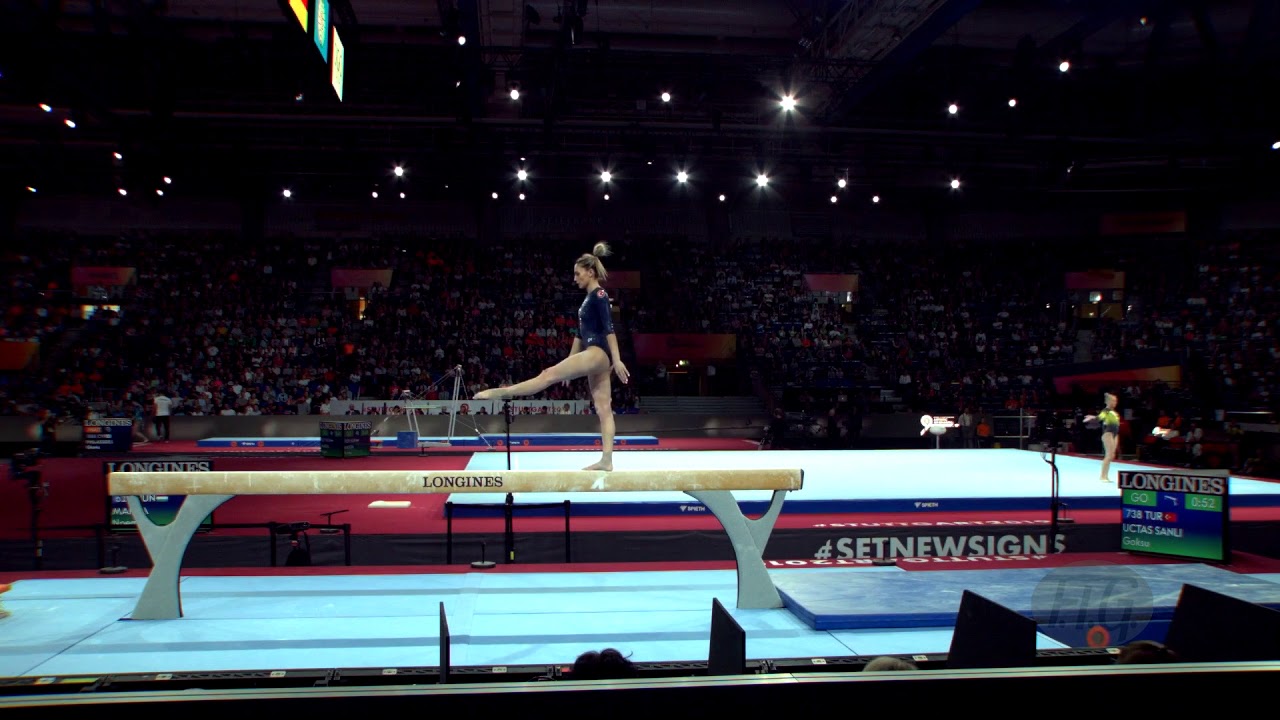 UCTAS SANLI Goksu (TUR) - 2019 Artistic Worlds, Stuttgart (GER) - Qualifications Balance Beam