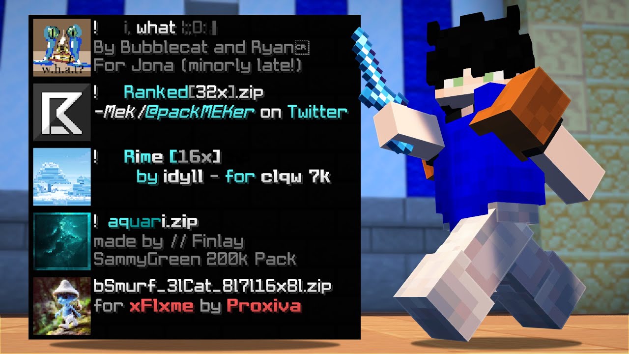 Использование ВАШИХ любимых текстур-паков Bedwars
