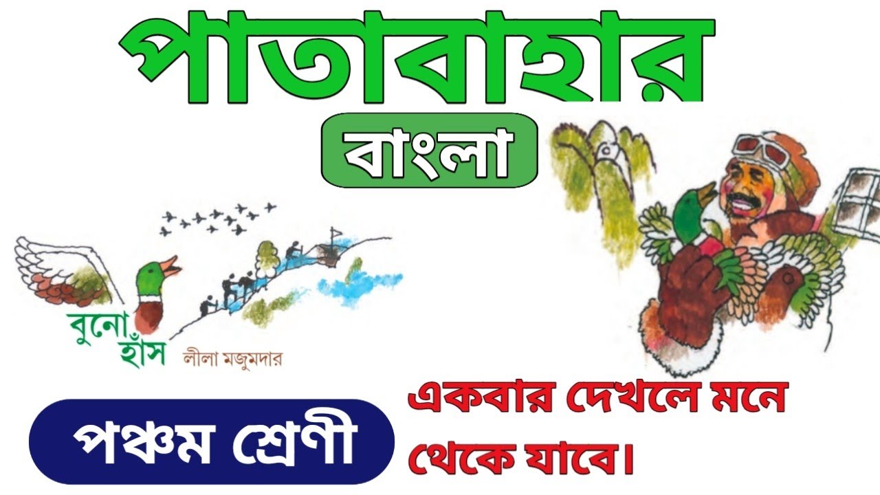 Class 5 Bangali/ বুনো হাঁস.... লীলা মজুমদার/ Your School #class5bangali #বুনোহাঁস 