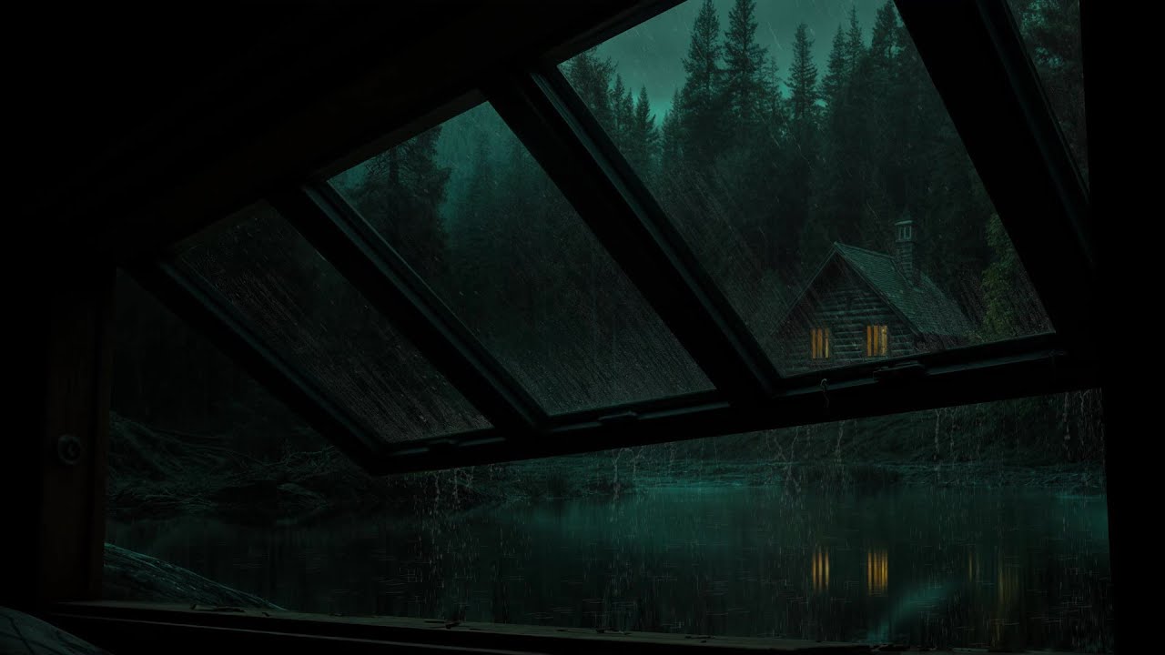 Soothing Rain Sounds ☔ Open Window Rain for Relaxation & Sleep