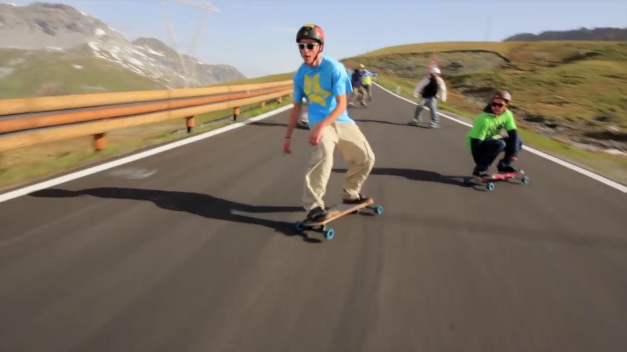 Epic Freebord Session In the Alps
