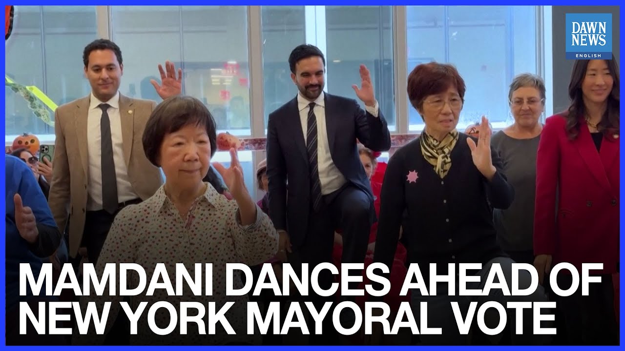 Days Before NYC Election, Zohran Mamdani Dances in Lower Manhattan | Mayoral Race 2025
